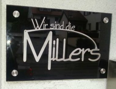 Wir sind die ... Namensschild