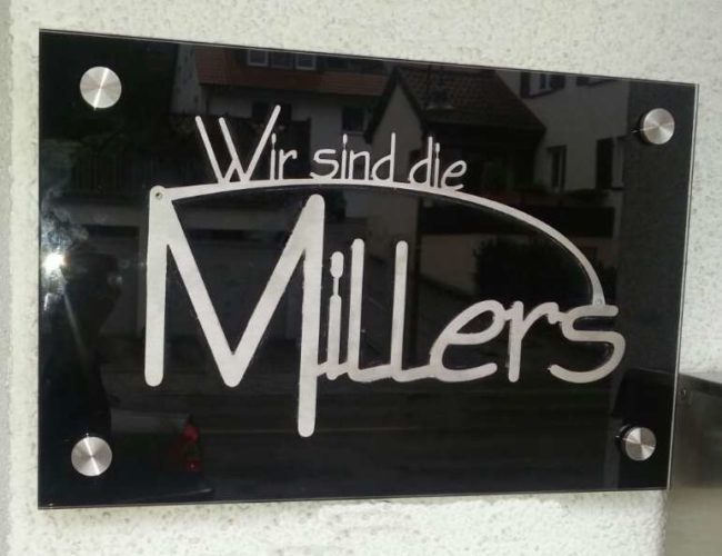 Wir sind die ... Namensschild