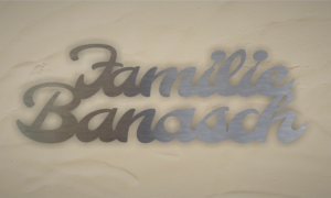 Familienschild mit Klingel